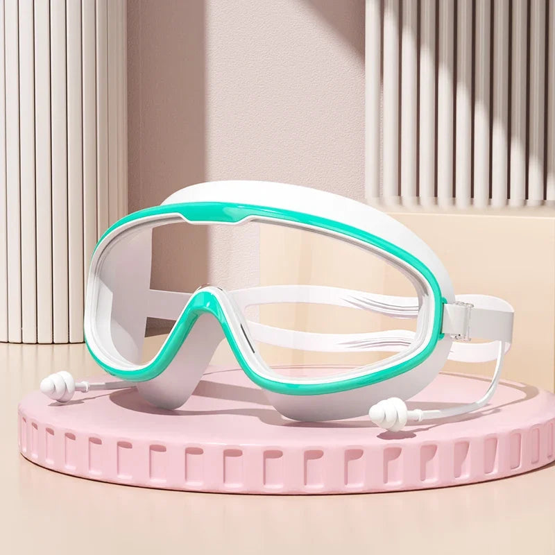 Lunettes de natation grand angle anti-buée Protection UV pour adultes