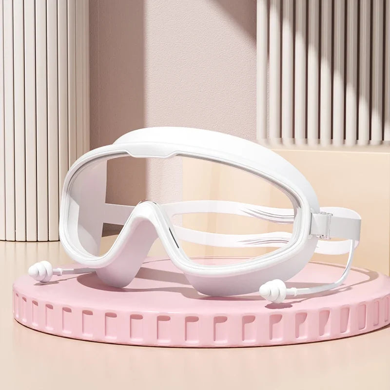 Lunettes de natation grand angle anti-buée Protection UV pour adultes