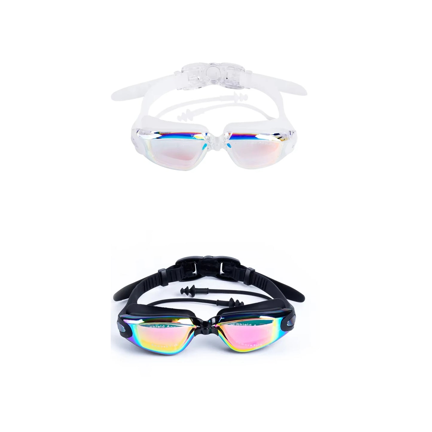 Lunettes de natation grand angle anti-buée Protection UV pour adultes