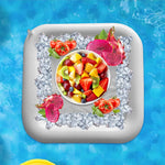 Buffet Gonflable de Piscine – Bac à Glaçons & Plateau Apéro Flottant - vue 3