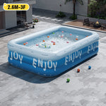 Piscine Gonflable Ronde – PVC Renforcé – 1,8m / 2,1m / 2,6m / 3m - vue 12