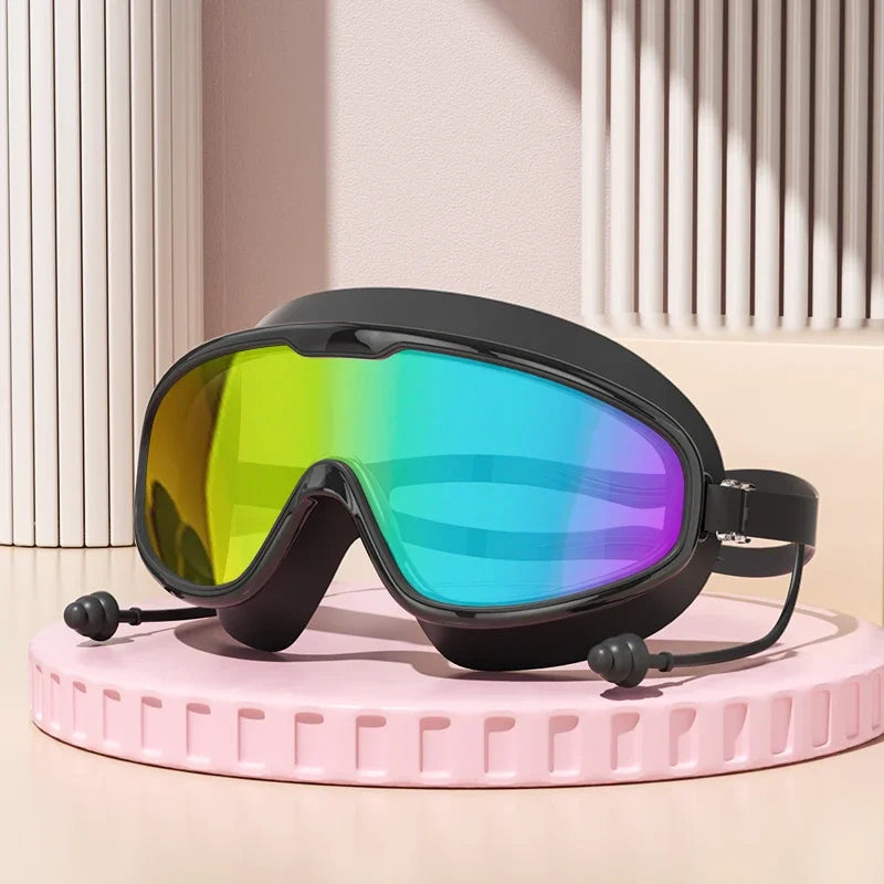 Lunettes de natation grand angle anti-buée Protection UV pour adultes