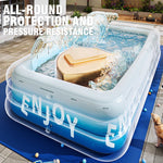 Piscine Gonflable Ronde – PVC Renforcé – 1,8m / 2,1m / 2,6m / 3m - vue 3