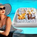 Buffet Gonflable de Piscine – Bac à Glaçons & Plateau Apéro Flottant - vue 1