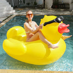 Matelas Flottant Canard Géant – Bouée Gonflable PVC Épais pour Piscine - vue 1