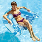 Bouée Fauteuil Gonflable en U – Matelas Flottant avec Porte-Gobelet - vue 9