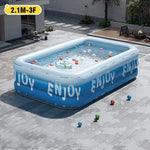 Piscine Gonflable Ronde – PVC Renforcé – 1,8m / 2,1m / 2,6m / 3m - vue 11