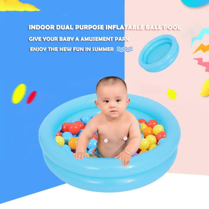 Petite Piscine Gonflable Bébé – Bassin Rond PVC pour Jardin 0-3 ans