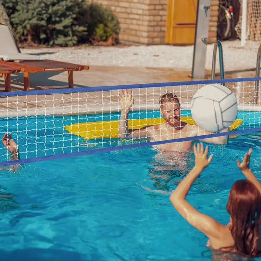 Filet de Volley pour Piscine – Filet Gonflable Polyvalent 457 x 91 cm