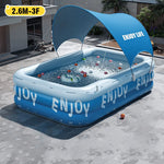 Piscine Gonflable Ronde – PVC Renforcé – 1,8m / 2,1m / 2,6m / 3m - vue 9