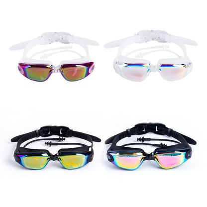 Lunettes de natation grand angle anti-buée Protection UV pour adultes
