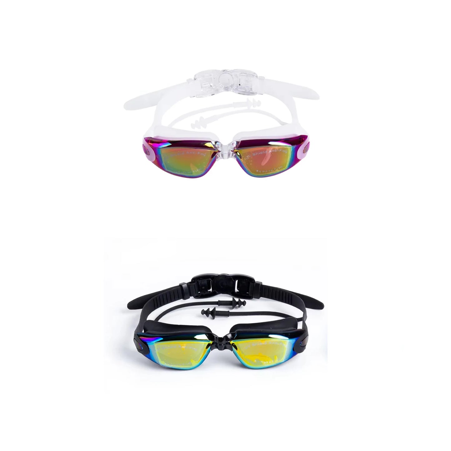 Lunettes de natation grand angle anti-buée Protection UV pour adultes
