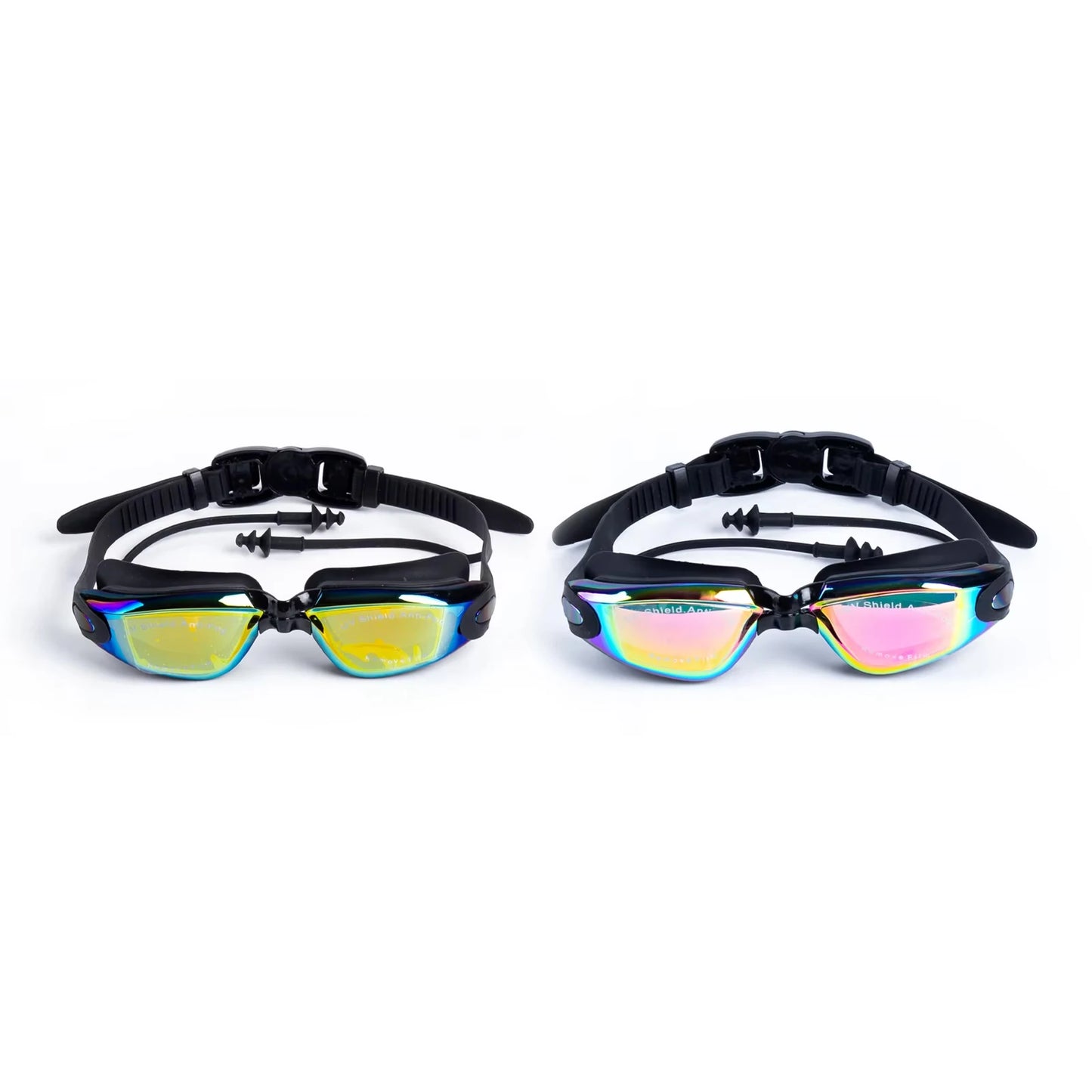 Lunettes de natation grand angle anti-buée Protection UV pour adultes